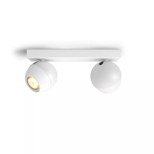 PHILIPS HUE-WA spotlight LED Buckram 2x5W GU10 700lm/822-65/WA IP20; white