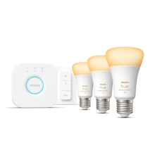 PHILIPS HUE-WA WA starter.kit; gate+sw.+3xA60 8W/75W E27 2200-6500K Dim