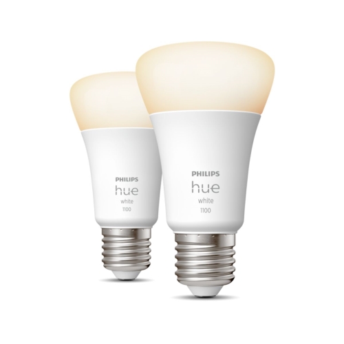 PHILIPS HUE-WHITE bulb A60 9.5W/75W E27 2700K 1100lm Dim EU 2-pack