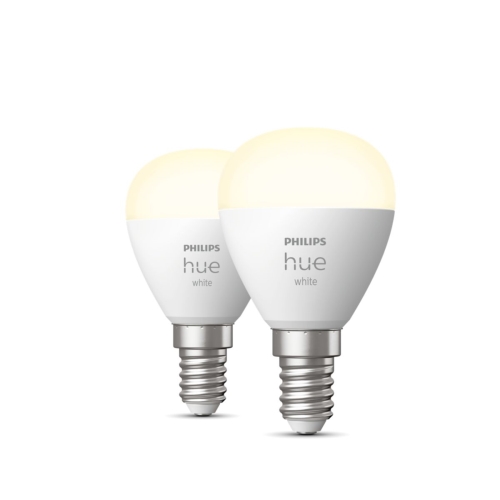 PHILIPS HUE-WHITE chandelier P45 5.7W E14 2700K 470lm Dim EU set-2pcs