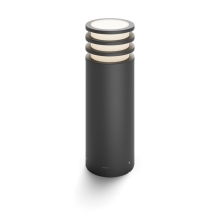 PHILIPS HUE-WHITE column light. Lucca 1x9.5W 806lm/827 E27 IP44; anthracite