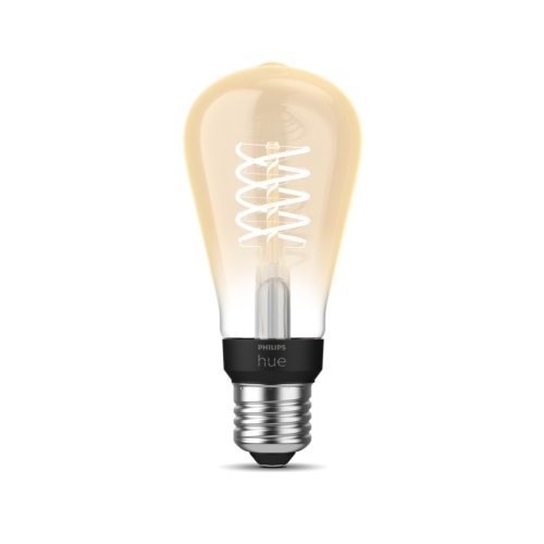 PHILIPS HUE-WHITE filam.bulb ST64 7W/NIL E27 2100K 550lm Dim