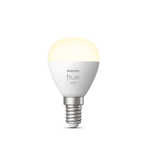 PHILIPS HUE WHITE LED chandelier P45 5.5W E14 2700K 470lm Dim EU