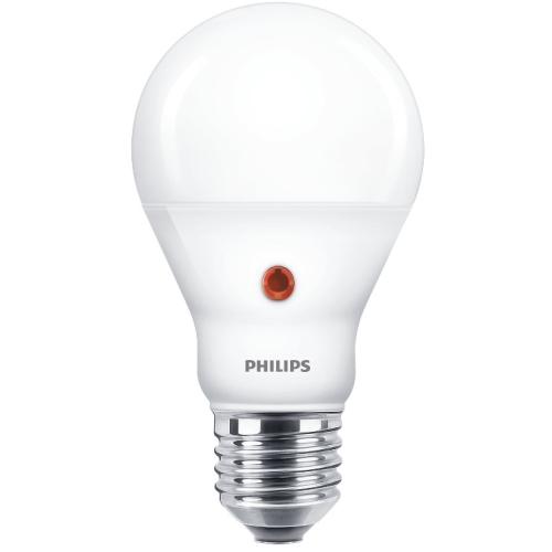 PHILIPS LED bulb A60 6.5W/60W E27 4000K 806lm NonDim 15Y opal sou.sensor