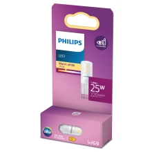 PHILIPS LED capsule 1.9W/25W G9 2700K 220lm NonDim 15Y