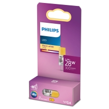 PHILIPS LED capsule 2.4W/28W G4 2700K 300lm NonDim 15Y micro