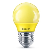 PHILIPS LED chandelier colored P45 3.1W/25W E27 YELLOW NonDim 10Y