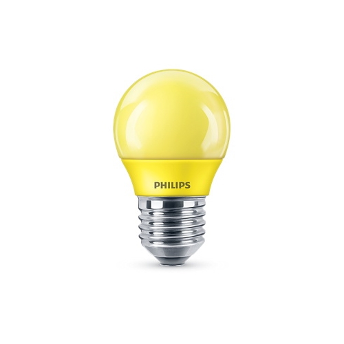 PHILIPS LED chandelier colored P45 3.1W/25W E27 YELLOW NonDim 10Y