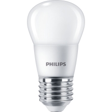 PHILIPS LED chandelier P45 5W/40W E27 2700K 470lm NonDim 15Y opal