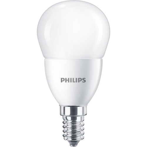 PHILIPS LED chandelier P48 7W/60W E14 2700K 806lm NonDim 15Y matt BL