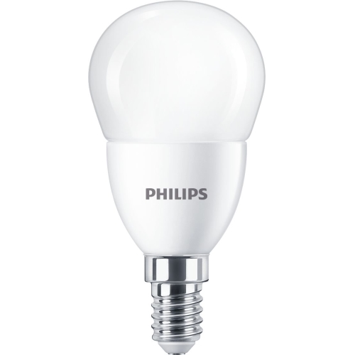 PHILIPS LED chandelier P48 7W/60W E14 2700K 806lm NonDim 15Y opal