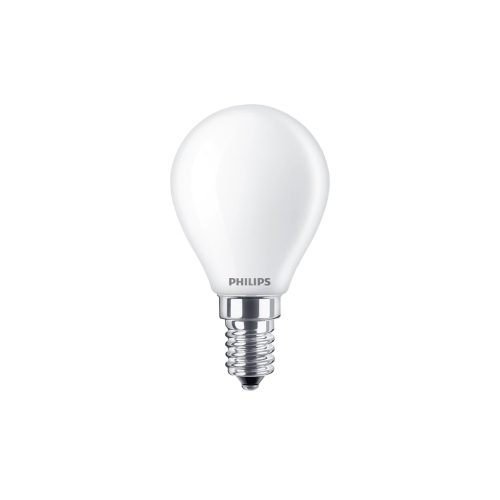 PHILIPS LED chandelierLED CorePro P45 6.5W/60W E14 4000K 806lm NonDim 15Y opal