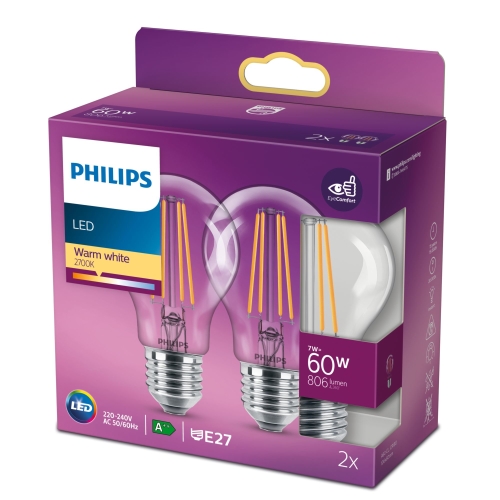 PHILIPS LED classic 60W A60 E27 WW CL NDRF2SRT6