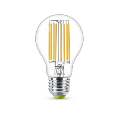 PHILIPS LED filam.bulb A60 2.3W/40W E27 3000K 485lm NonDim 50Y clear