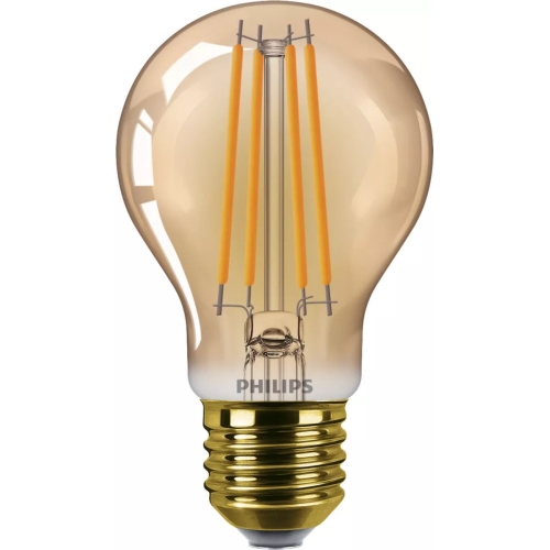 PHILIPS LED filam.bulb A60 7W/40W E27 1800K 470lm NonDim 15Y amber