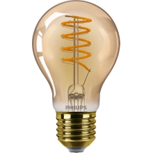 PHILIPS LED filam.bulb MASTER.V A60 4W/25W E27 1800K 250lm Dim 15Y spiral gold