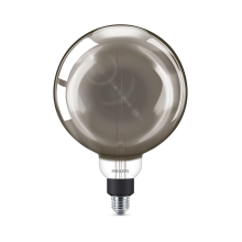 PHILIPS LED giant.globe.filam. G200 6.5W/25W E27 4000K 270lm Dim 15Y ; smoke.