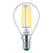 PHILIPS LED lustre.filam UE P45 2.3W/40W E14 4000K 485lm NonDim 50Y