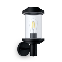 PHILIPS light.wall.incandescent. Listra 1xE27 IP44; black