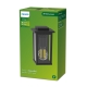 PHILIPS light.wall.incandescent. Mirth 1xE27 IP44; black