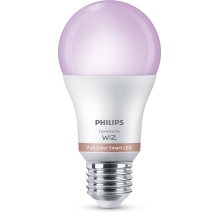 PHILIPS WIZ bulb A60 8.5W/60W E27 RGB 806lm Dim opal 3-pack