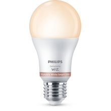 PHILIPS WIZ bulb A60 8.5W/60W E27 TW 806lm Dim opal 3-pack