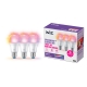 PHILIPS WiZ bulb A60 8.8W/60W E27 RGB 806lm Dim opal 3-pack