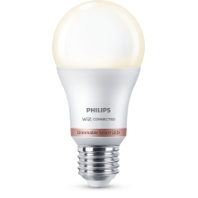 PHILIPS WiZ bulb A60 8W/60W E27 2700K 806lm Dim 2-pack