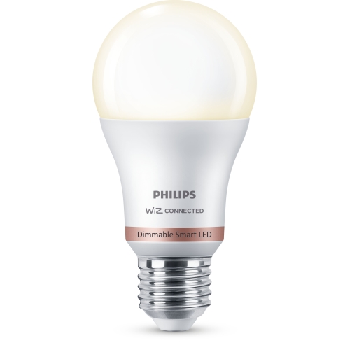 PHILIPS WiZ bulb A60 8W/60W E27 2700K 806lm Dim 2-pack