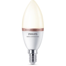 PHILIPS WiZ candle B37 4.9W/40W E14 2700K 470lm Dim