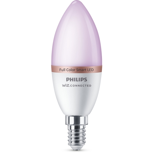 PHILIPS WiZ candle B37 4.9W/40W E14 RGB 470lm Dim 2-pack