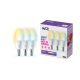 PHILIPS WiZ candle B37 4.9W/40W E14 TW 470lm Dim opal 3-pack