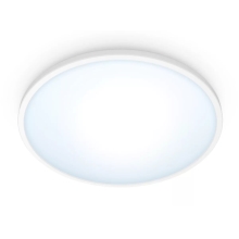 PHILIPS WiZ ceiling light LED Superslim 14W 1300lm/827-65 IP20; white