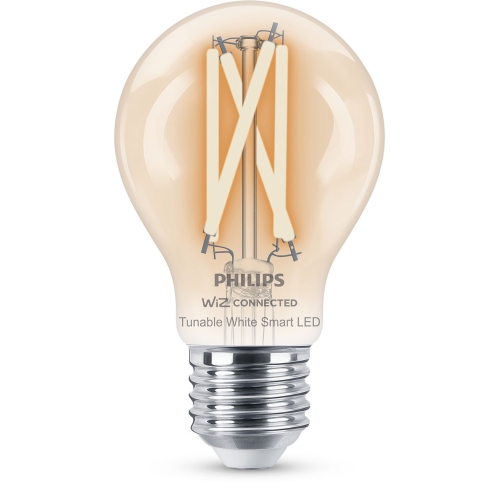 PHILIPS WiZ filam.bulb A60 7W/60W E27 TW 806lm Dim 2-pack