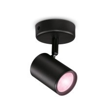 PHILIPS WiZ light points LED Imageo 1x4.9W GU10 345lm/922-65/RGB IP20; black