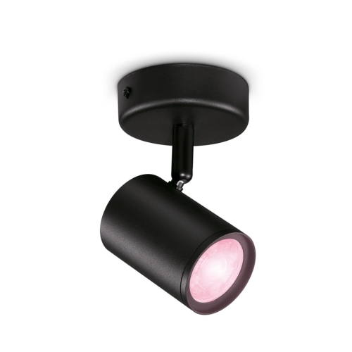 PHILIPS WiZ light points LED Imageo 1x4.9W GU10 345lm/922-65/RGB IP20; black