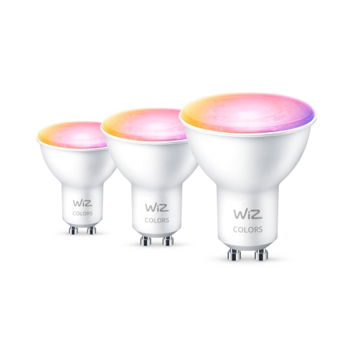 PHILIPS WiZ reflector PAR16 4.7W/50W GU10 RGB 345lm Dim 3-pack