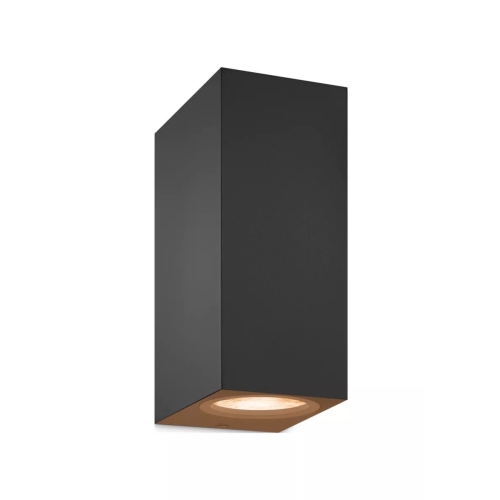 PHILIPS WiZ wall light LED Up&Down 2x4.9W 690lm/922-65/RGB IP20; black