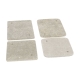 PI 80 2ZK - thermo-isolating pad, configuration XX, gray color,