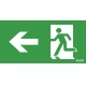 Pictogram P24 EAST LEFT (150x300mm)