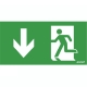 Pictogram P26 DOWN LEFT LEAK (150x300mm)