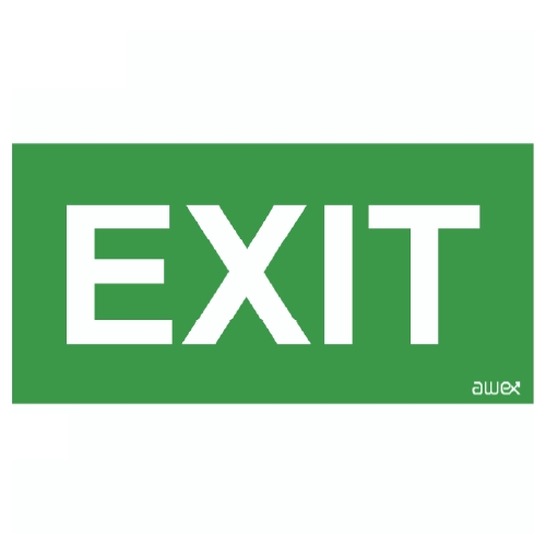 Pictogram P28 EXIT (125x250mm) for HELIOS, HELIOS DS