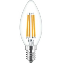 PILA LED candle B35 6.5W/60W E14 2700K 806lm NonDim 15Y clear