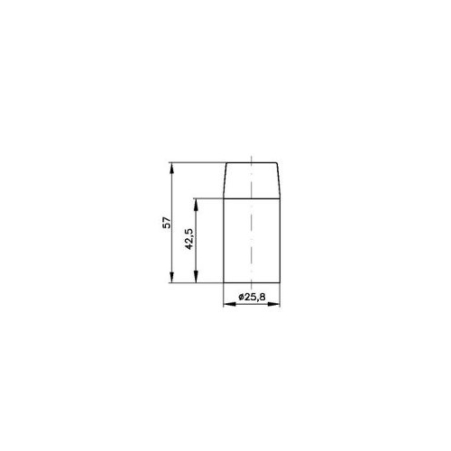 PLATE socket plastic. low E14 white; Code: 260