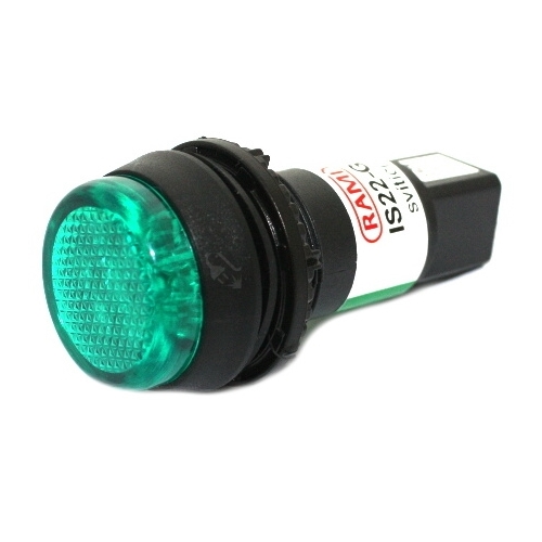 RAMI beacon IS22-G-230VAC; green