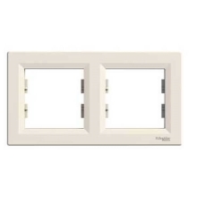 Schneider ASFORA frame cover double CREAM