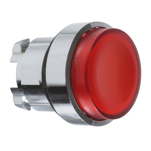 Schneider head. control. push. light with overlap. zB4BW143 HARMONy red