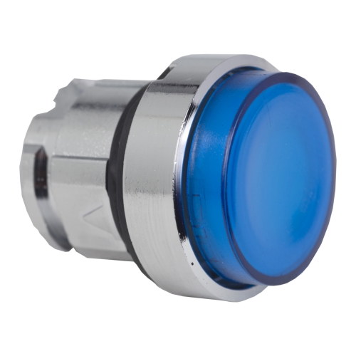 Schneider head. control. push. light with overlap. zB4BW163 HARMONy blue