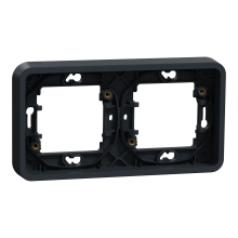 Schneider MUREVA recessed frame. assembly 2-fold; anthracite