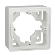 Schneider N.UNICA box for mounting on plaster 1-unit. ; white